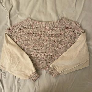 Free People Knit Sweatshirt Top